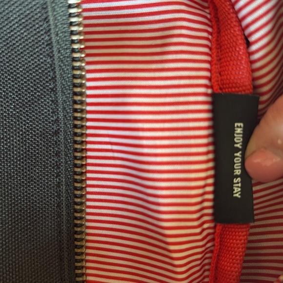 Herschel Settlement Hip Pack - Black & Red Interior - Picture 3 of 4